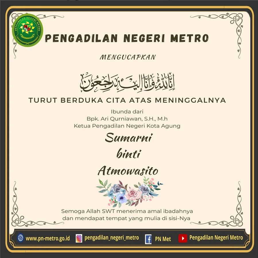 Screenshot 2022 04 25 at 08 20 41 Pengadilan Negeri Metro pengadilan negeri metro Instagram photos and videos