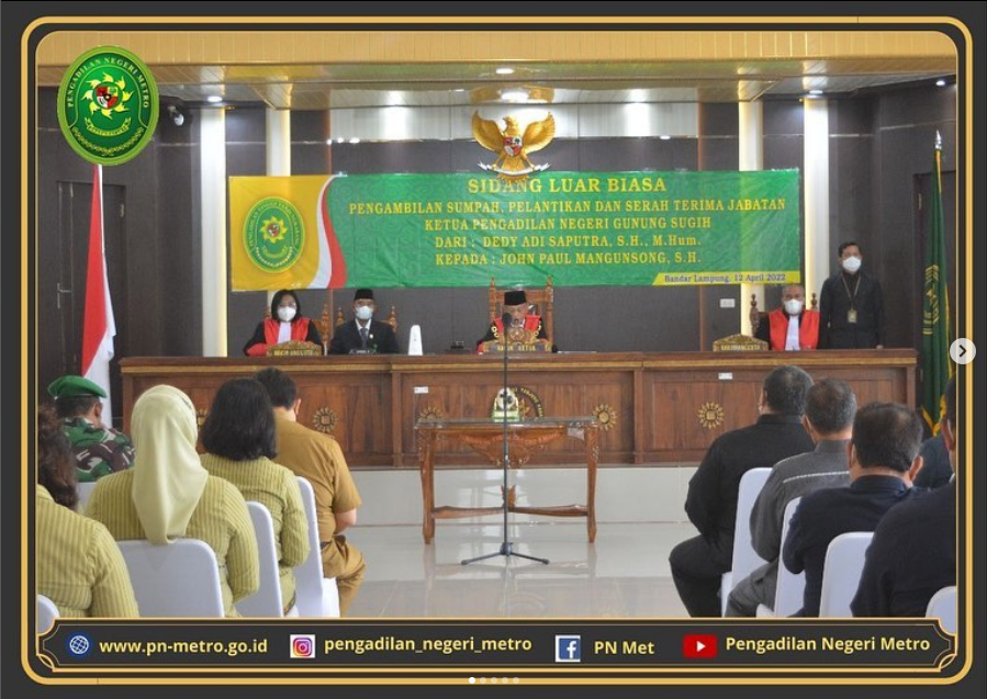 Screenshot 2022 04 13 at 09 01 38 Pengadilan Negeri Metro pengadilan negeri metro Instagram photos and videos