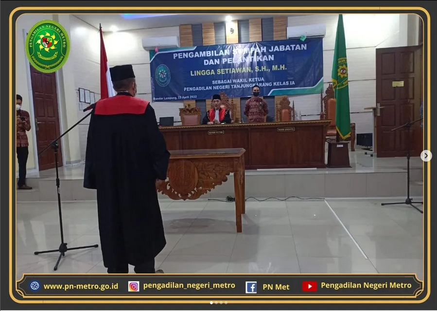 Screenshot 2022 04 25 at 08 40 21 Pengadilan Negeri Metro pengadilan negeri metro Instagram photos and videos