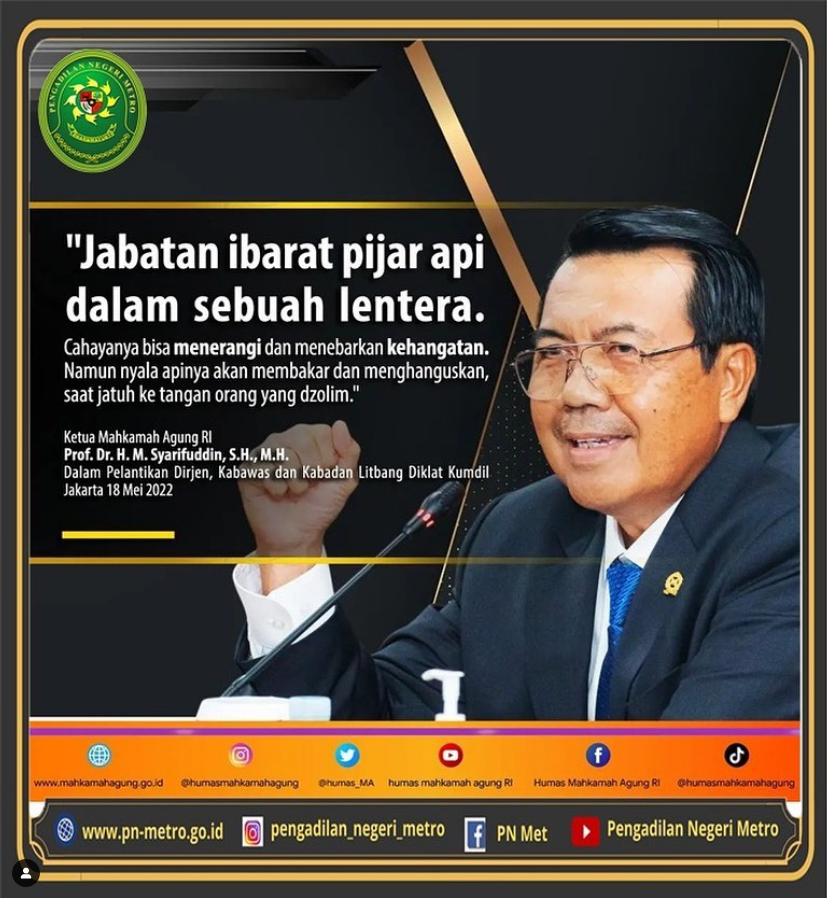 Screenshot 2022 05 18 at 16 11 56 Pengadilan Negeri Metro pengadilan negeri metro Instagram photos and videos