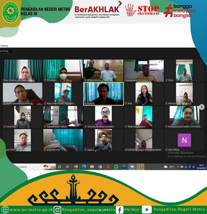 Screenshot 2022 06 10 at 17 05 57 Pengadilan Negeri Metro pengadilan negeri metro Instagram photos and videos