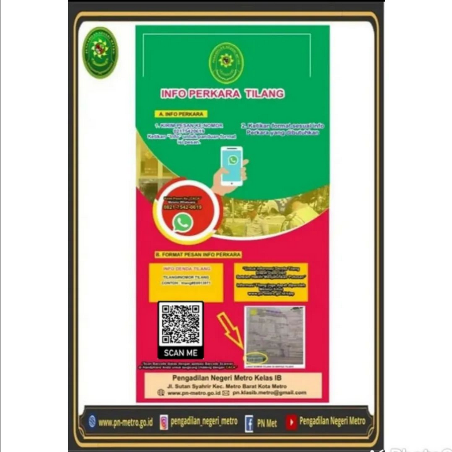 Screenshot 2022 06 10 at 10 38 06 Pengadilan Negeri Metro pengadilan negeri metro Instagram photos and videos