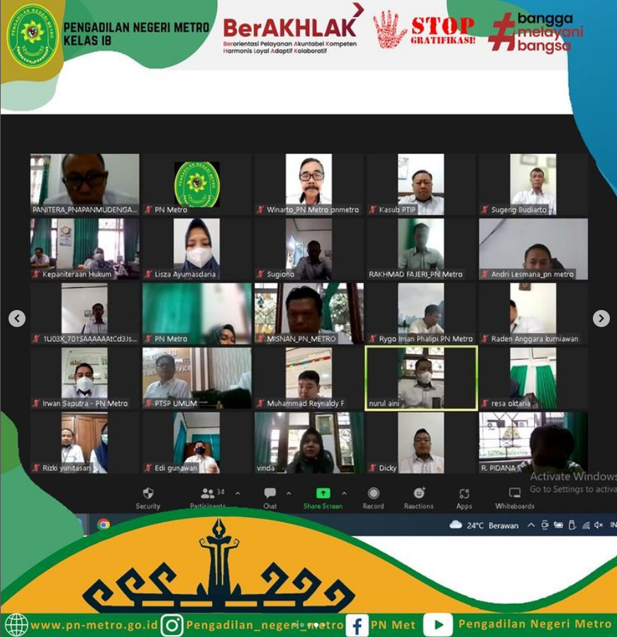 Screenshot 2022 06 13 at 09 42 32 Pengadilan Negeri Metro pengadilan negeri metro Instagram photos and videos