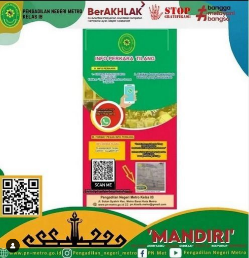Screenshot 2022 08 15 at 11 37 32 Pengadilan Negeri Metro pengadilan negeri metro Instagram photos and videos