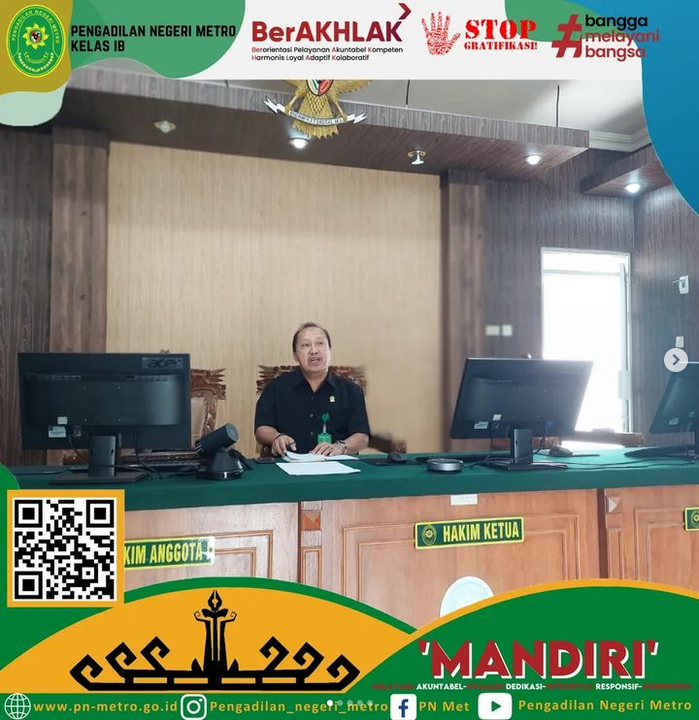 Screenshot 2023 01 10 at 14 02 43 Pengadilan Negeri Metro pengadilan negeri metro Instagram photos and videos