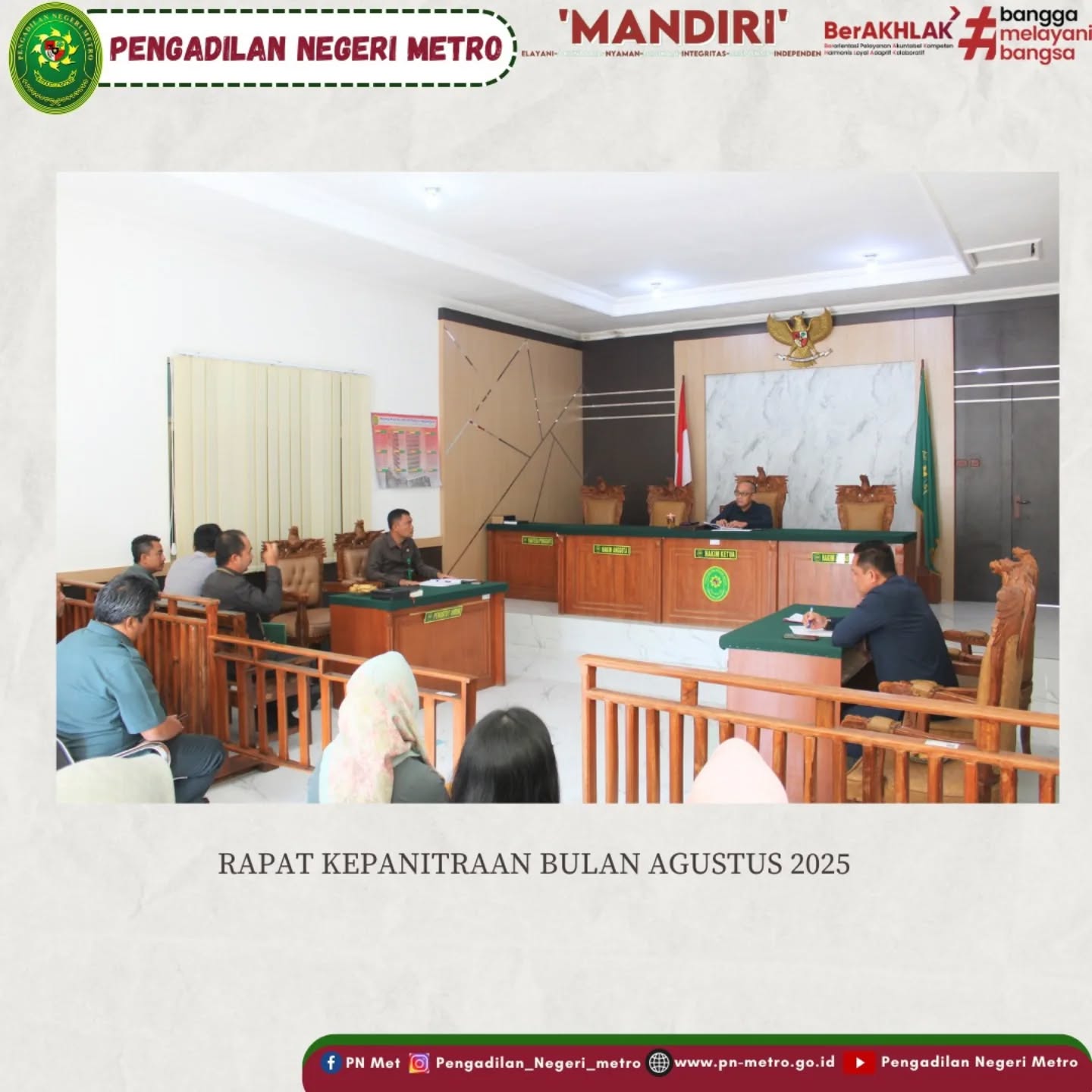 Rapat kepaniteraan agust