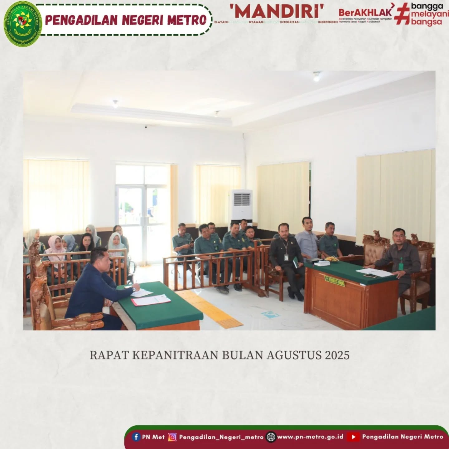 Rapat kepaniteraan agust1