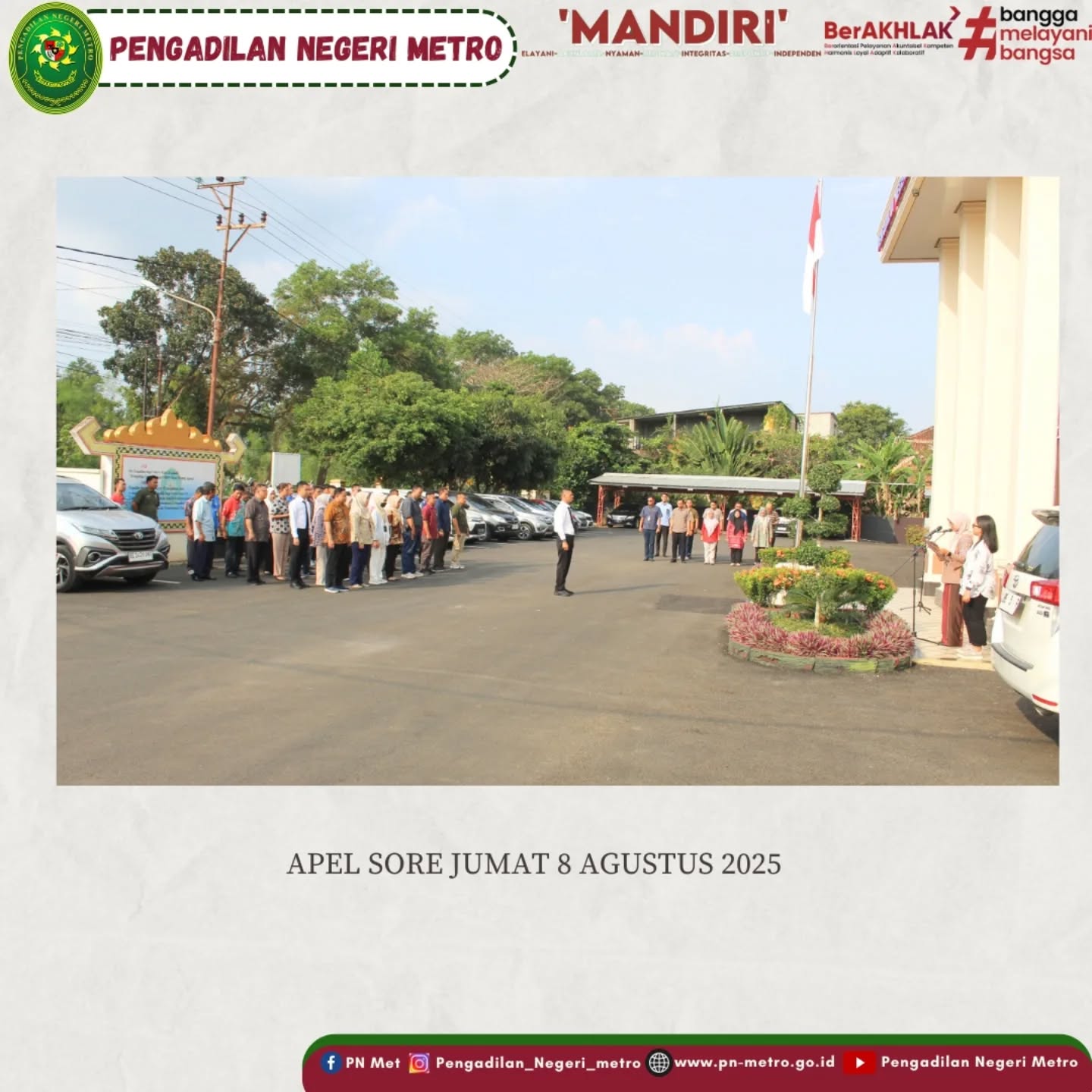 apel sore 8