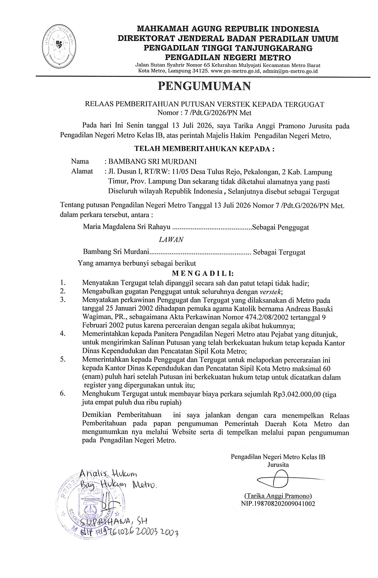 pengumuman no 713 07 2026 130820 page 0001